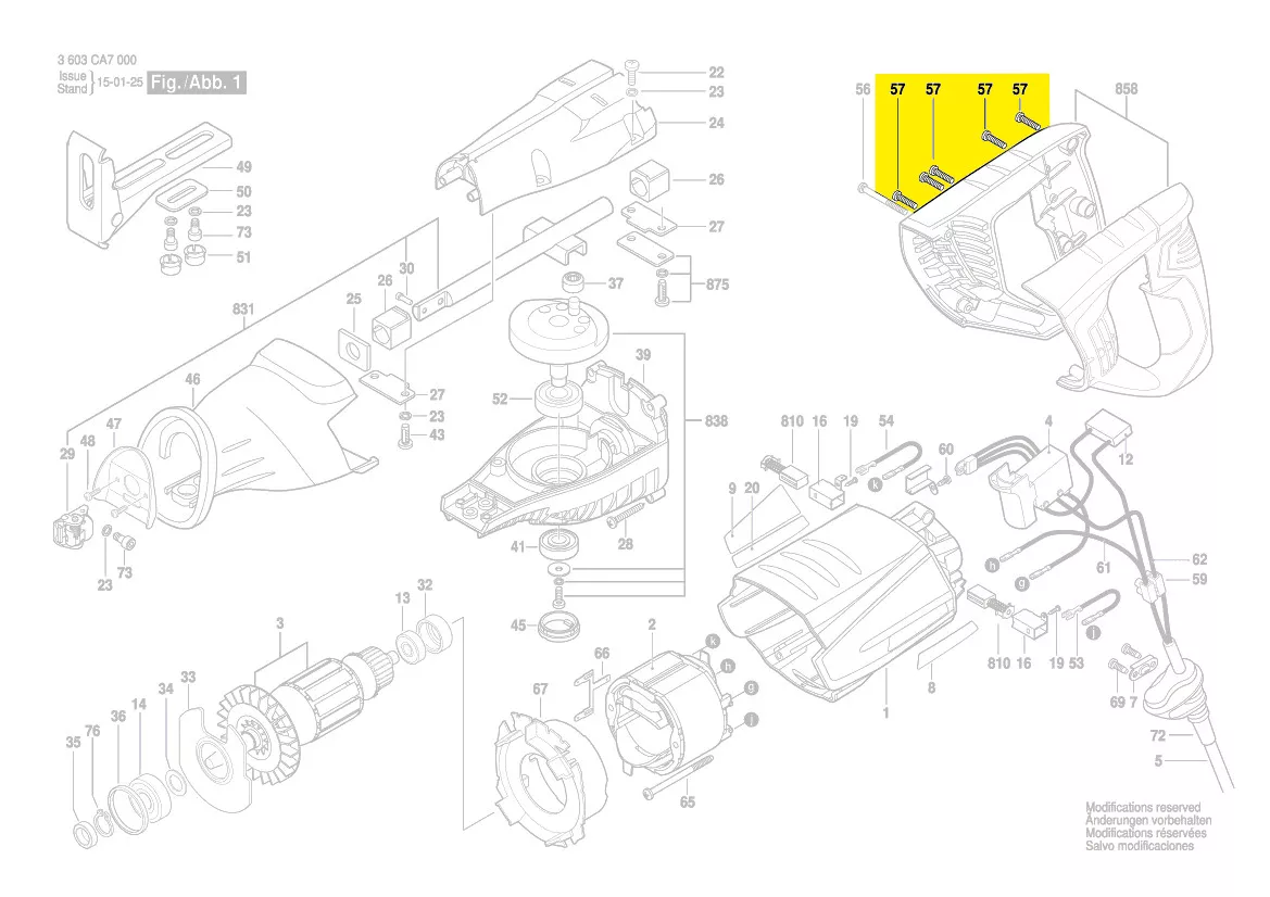 Vis réf. 2 610 956 865 BOSCH